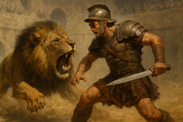 A Gladiator’s Last Battle: First Physical Evidence of Man vs. Lion in Roman Britain